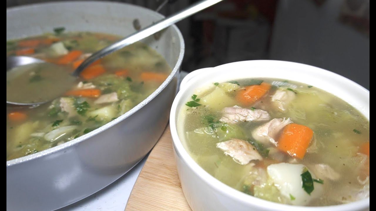 Rustic Herbed Chicken Vegetable Soup