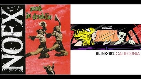 blink-182 Using "Linoleum" by NOFX