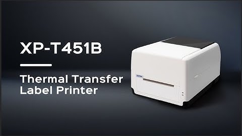 Xprinter Thernal Transfer Label Printer XP-T451B Handel Your Complex Printing Tasks