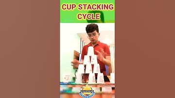 Speed of Cup Stacking Cycle in 6.09 Seconds! #sportstacking #athlete #shorts