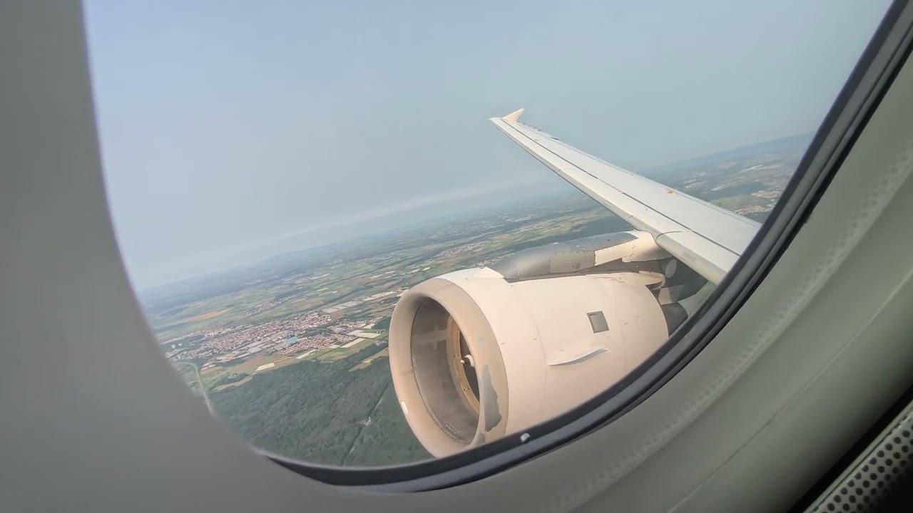 LUFTHANSA A319-100 | Take Off Frankfurt FRA | Screaming CFM56