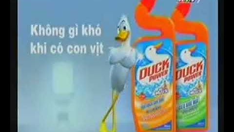Quảng cáo Nước tẩy bồn cầu Duck (2010)