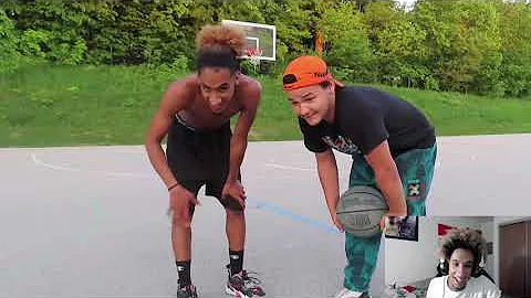 LemsReacts To 1v1 Basketball Against David (Not Wh...