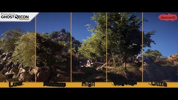 Ghost Recon Wildlands PC Quality Comparison