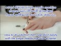 How to do a bottom hem operation easily with the single needle machine (සිංහල) #sewingtricks