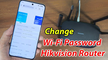 Hikvision wifi router password change