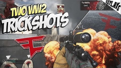 DID I REALLY HIT THIS TRICKSHOT... (2 Shots!) - WW2 SND Trickshotting!