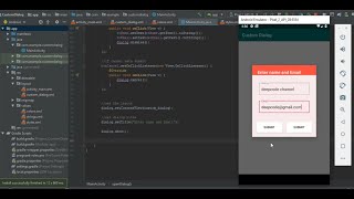 Android Studio Tutorial - Dialog | Custom Dialog with Buttons