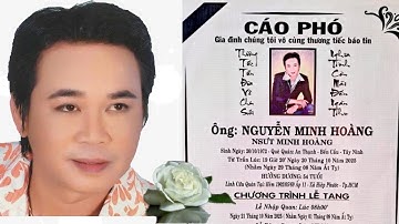 Thông tin chi tiết về tang lễ của NSUT Minh Hoàng