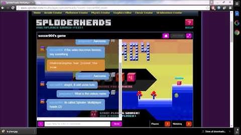 Sploder  - Multiplayer Heads ( 2)