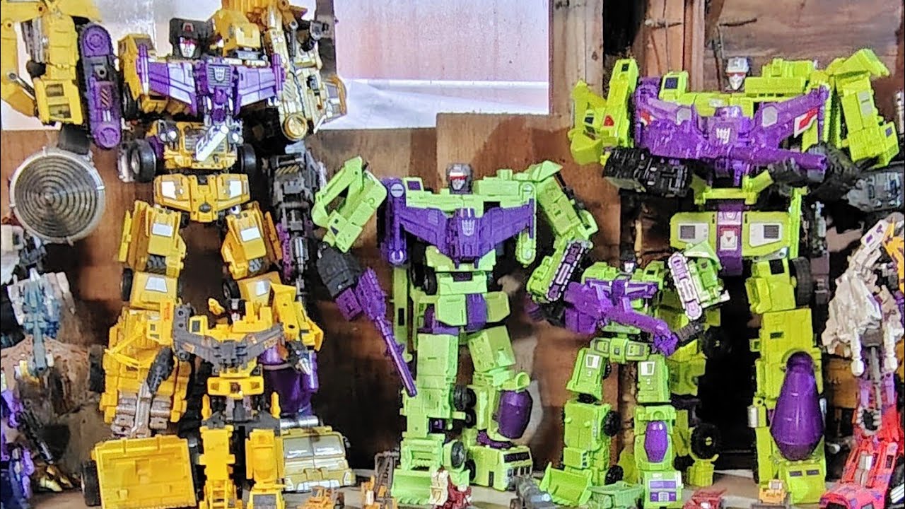 BRAND NEW Hasbro Devastator VS Combiner Wars VS Gravity Builder! Transformers 86 movie Studio Series