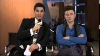 Darren Criss Quizzes Lea Michele and Chris Colfer's Broadway Knowledge!