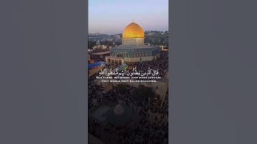 والله مع الصابرين 🇵🇸✌️ | القارئ موسى الصمادي #shortvideo #palestine #quran