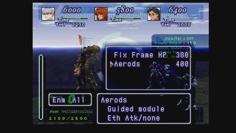 Xenogears (1998) - Ethos Transport Ship - Giant Wels boss battle