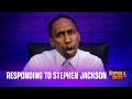 Responding to stephen jackson calling me a snitch