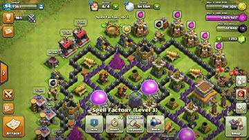 Clash of Clan | Dark elixir loot with spell | attack strategy