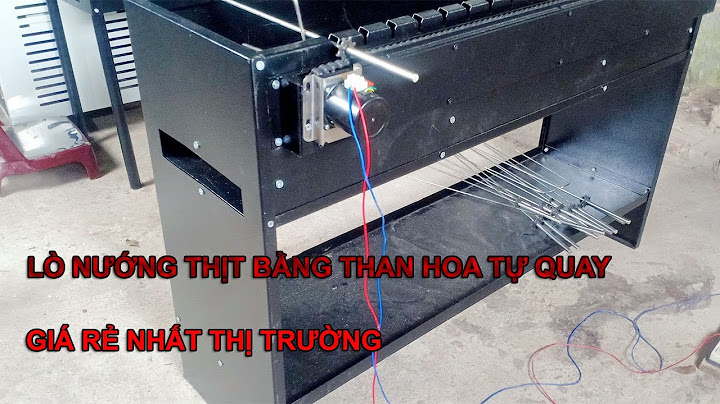 Lò nướng thịt bằng than tự chế