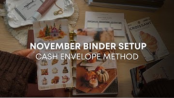 NOVEMBER BINDER SETUP 🍂 2026 Cash Stuffing + Budgeting Essentials // Cash Envelope Method