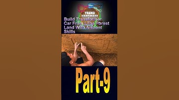 Building Transformer Car From the Forest Land With ancient Skills Part 9  #shorts