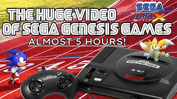 The HUGE Video of Sega Genesis Games - 5 Hour Compilation!