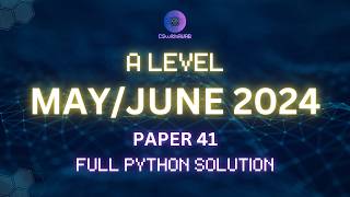 Celebrity Paper 41 May/June 2024 Python Q2 | A Level Computer Science 9618 Wealth
