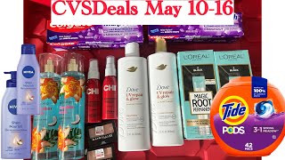 CVS Couponing May 10-16|| money maker haircare deal + rolling ECB 