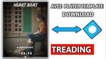 🔥New Avee Player FullScreen​ Size Template Tutorial | Avee Player Template Download Link New