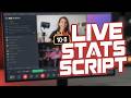Free YouTube Live Viewer &amp; Likes Display for OBS Studio Streams