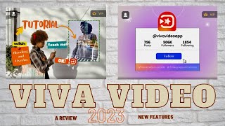 Edit with Viva Video 2023📱*New (teleprompter, caption & background) Features*
