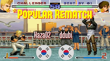 FT10 @kof2002: Haza02 (KR) vs ddubi (KR) [King of Fighters 2002 Fightcade] Dec 28