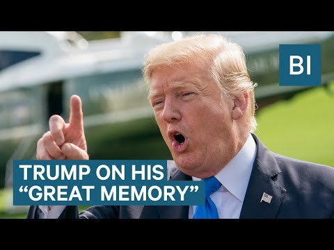 TRUMP: I have 'one of the great memories of all-time'