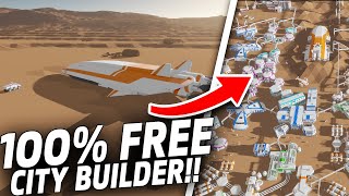 This Is The BEST FREE Survival City Builder!!  Alien Horizon  Colony Sim Logistics Base Builder