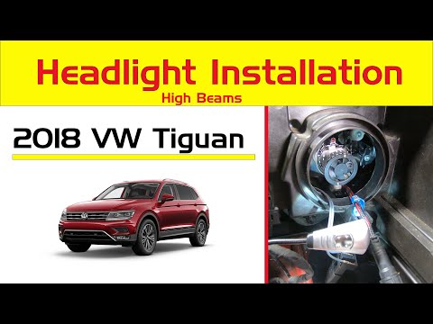Install | Remove 2018-2020 VW Tiguan Headlight Bulb H7 LED Replacement