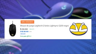 El Mouse Gamer MÁS VENDIDO de Mercado Libre | Logitech G203 LIGHTSYNC