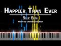 Billie Eilish - Happier Than Ever (Piano Cover) Tutorial by LittleTranscriber