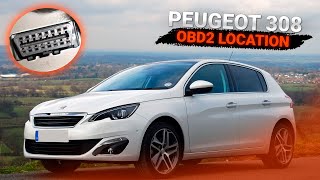 Peugeot 308 2018 mk2 расположение obd2 разъема. Пежо 308 location обд2, обд 2, obd 2 Где находится?