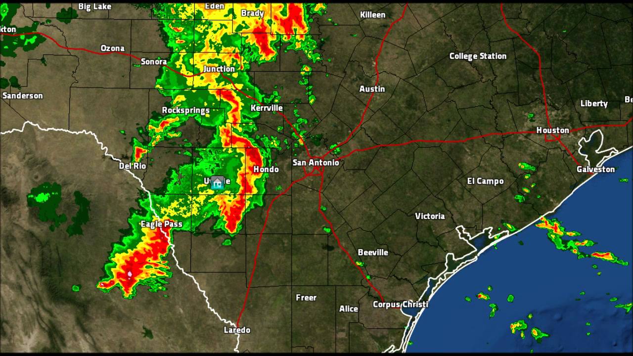 South Central Texas Radar, 11:30 PM - Oct 8, 2011 - YouTube 