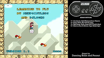 Super Mario World Hack Tutorial: Learning to Fly | NewPointless&DJLocks | Display Overlay |FHD|60fps