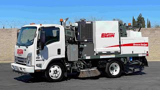 2024 Isuzu NRR Elgin Broom Badger Mechanical Street Sweeper 15310 For Sale