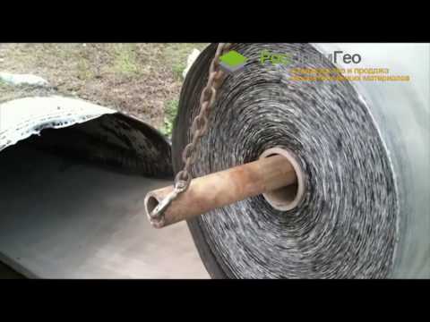 Применение геомембраны