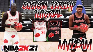 NEXT GEN BROOKLYN NETS CUSTOM JERSEY TUTORIAL! NETS CITY EDITION UNIFORM!  NBA 2K21 MyTeam! CREATION 