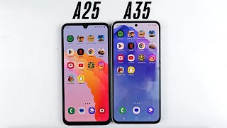 Samsung A35 vs Samsung A25 Speed test