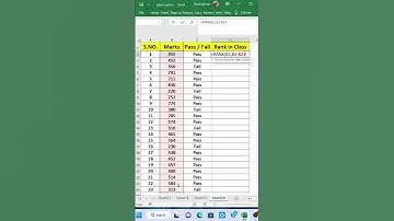 RANK Formula in excel #shorts #excel #shortsfeed