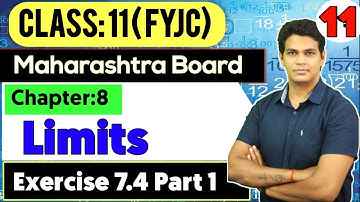 Class 11 Limits Exercise 7.4 Part 1 | Lecture 11 | VSM Academy | MV Sir
