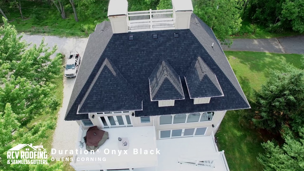 Aerial Drone Owens Corning Duration Onyx Black Rcv Roofing Siding Gutters Youtube