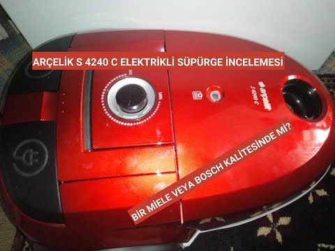 Arçelik S 4240 C Elektrik Süpürgesi İncelemesi(TR'de İlk!)
