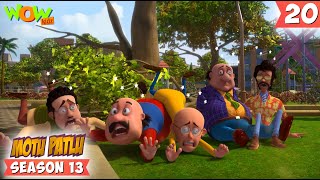 dr wig ke magical wig s13 19 motu patlu new cartoons for kids spot