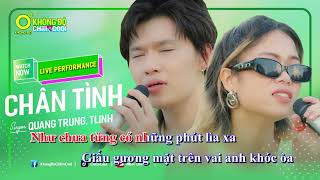 KARAOKE | CHÂN TÌNH | QUANG TRUNG x TLINH - Phối Chuẩn