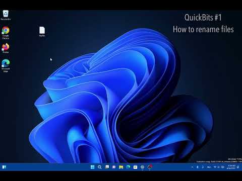 QuickBits #1 - Windows 11 - How to rename files