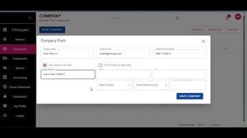 SmartTMS - Manage your locations